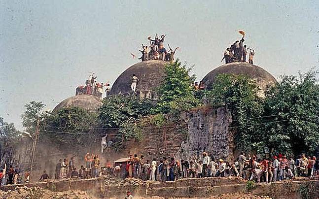 The issue of the Ram Mandir versus the Babri Masjid in Ayodhya is a politico-religious dispute that seems far from reaching a resolution. DH Archive Photo