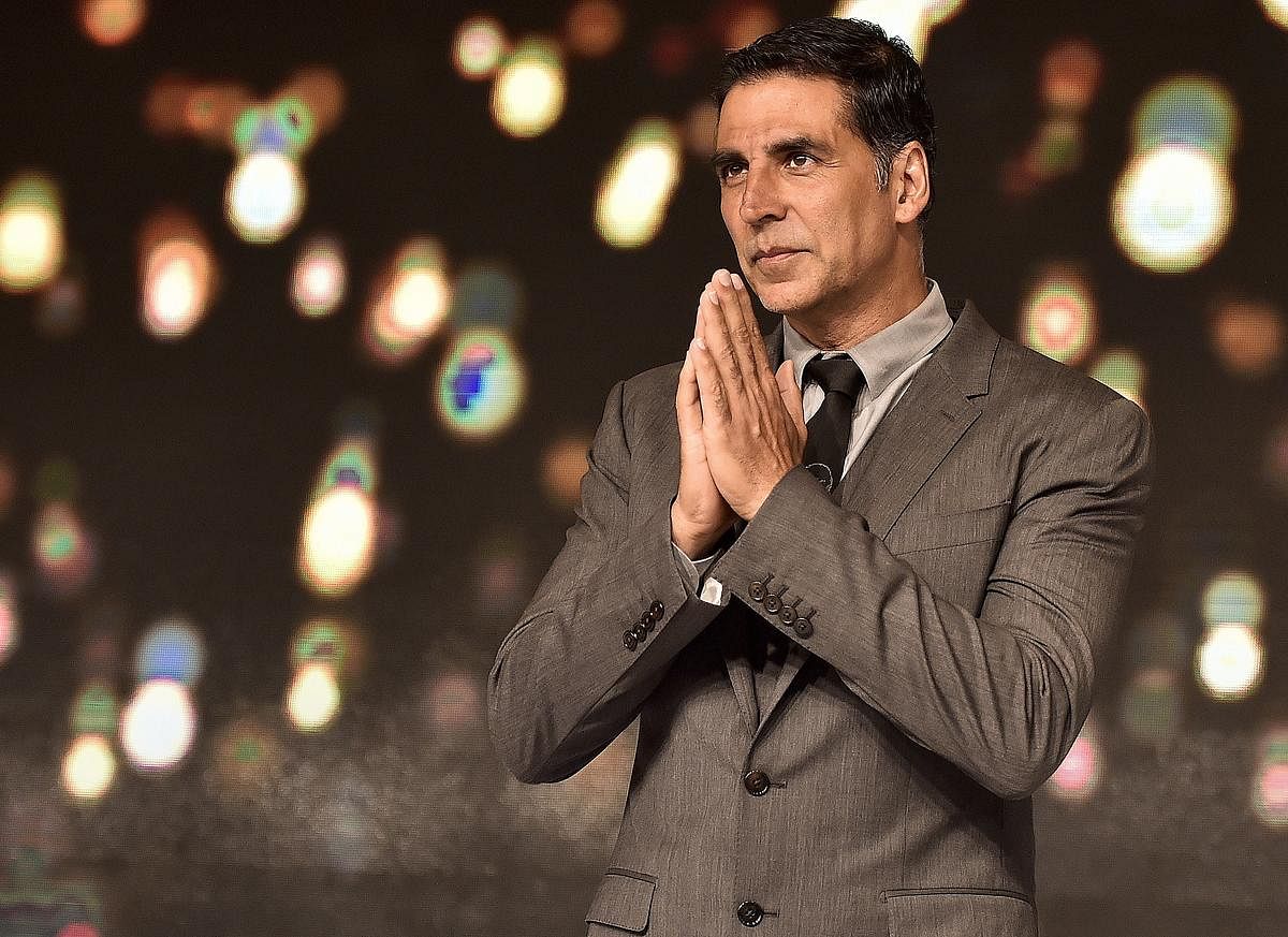 Bollywood actor Akshay Kumar during an event, in New Delhi on Monday, May 28, 2018. PTI Photo