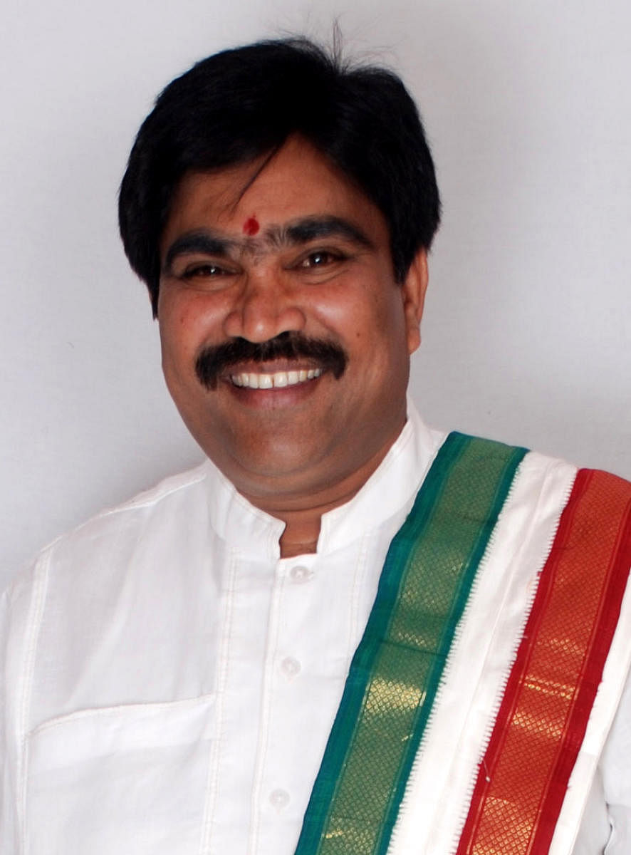 Karnataka Praja Janata Paksha candidate R Shankar 