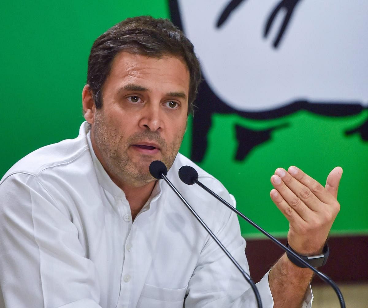 Congress president Rahul Gandhi tagged a media report that claimed that Ukraine's National Anti-Corruption Bureau had sent a request to the Ministry of Home Affairs seeking legal assistance in its probe into the kickbacks. PTI file photo