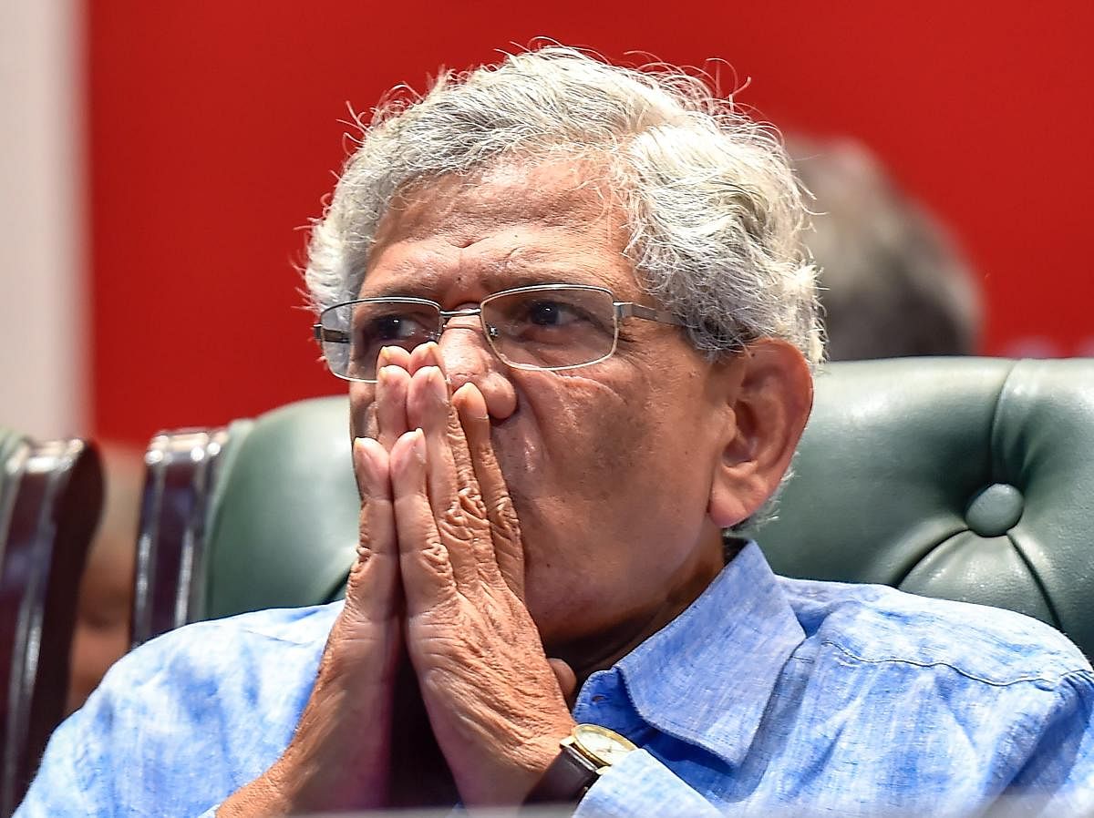 CPM General Secretary Sitaram Yechury said, "nothing less than a Supreme Court-monitored SIT probe can bring out the truth and fix accountability" in the Rafale scam. PTI file photo