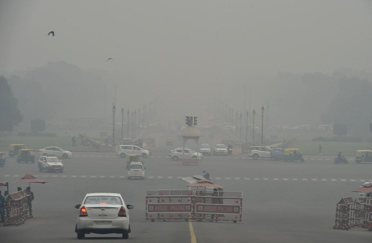 The overall air quality index was recorded at 315 which falls in 'very poor' category. (PTI File Photo)