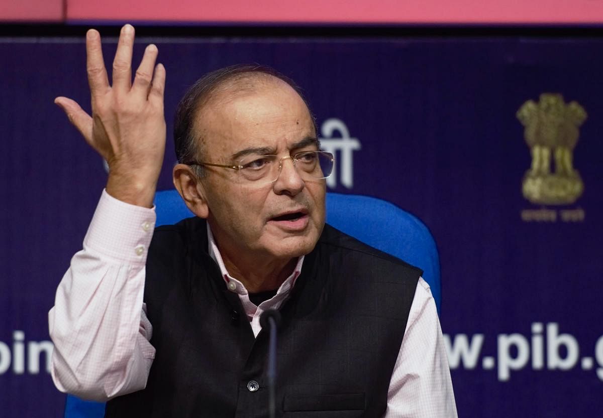 "It is only those who have a lot to hide will take the step of saying let the CBI not come to my state. There is no sovereignty of any state in the matter of corruption," Jaitley said in response to a query. (PTI Photo)