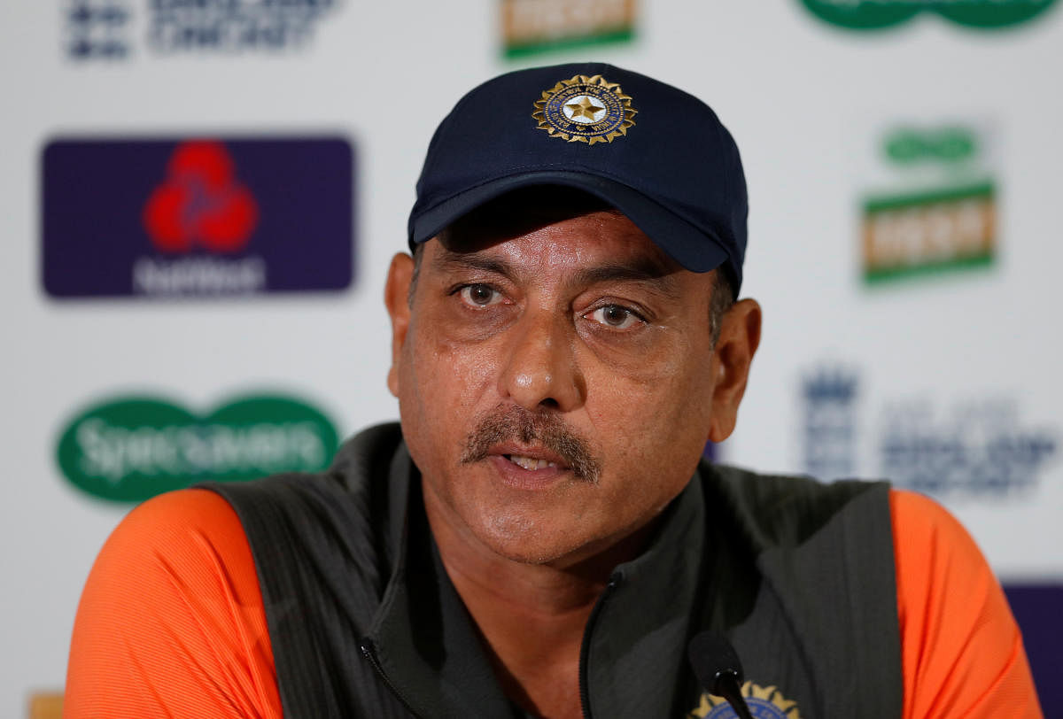 India head coach Ravi Shastri during a press conference. (Action Images via Reuters)