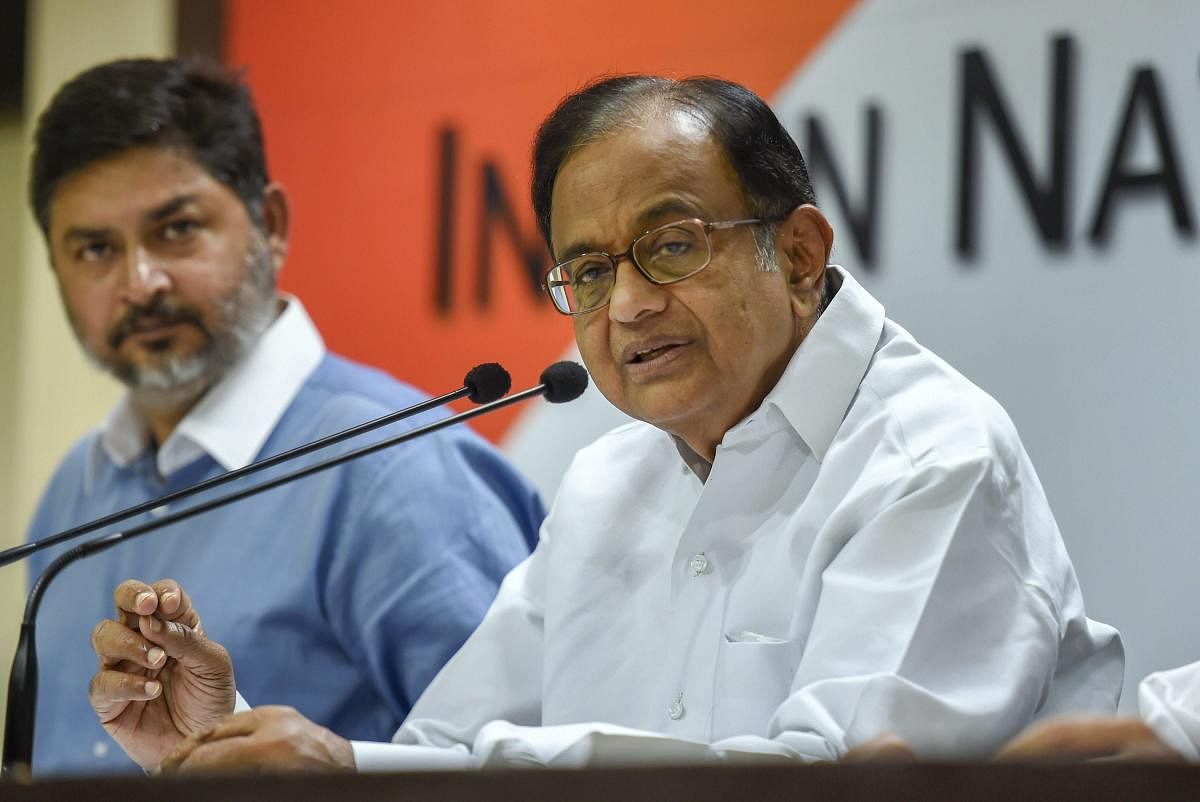 Amid a political war of words over the CBI, former Home Minister P Chidambaram on Sunday indicated that only 10 states have given general consent to agency to investigate and asked how many BJP-ruled states have done so. PTI file photo