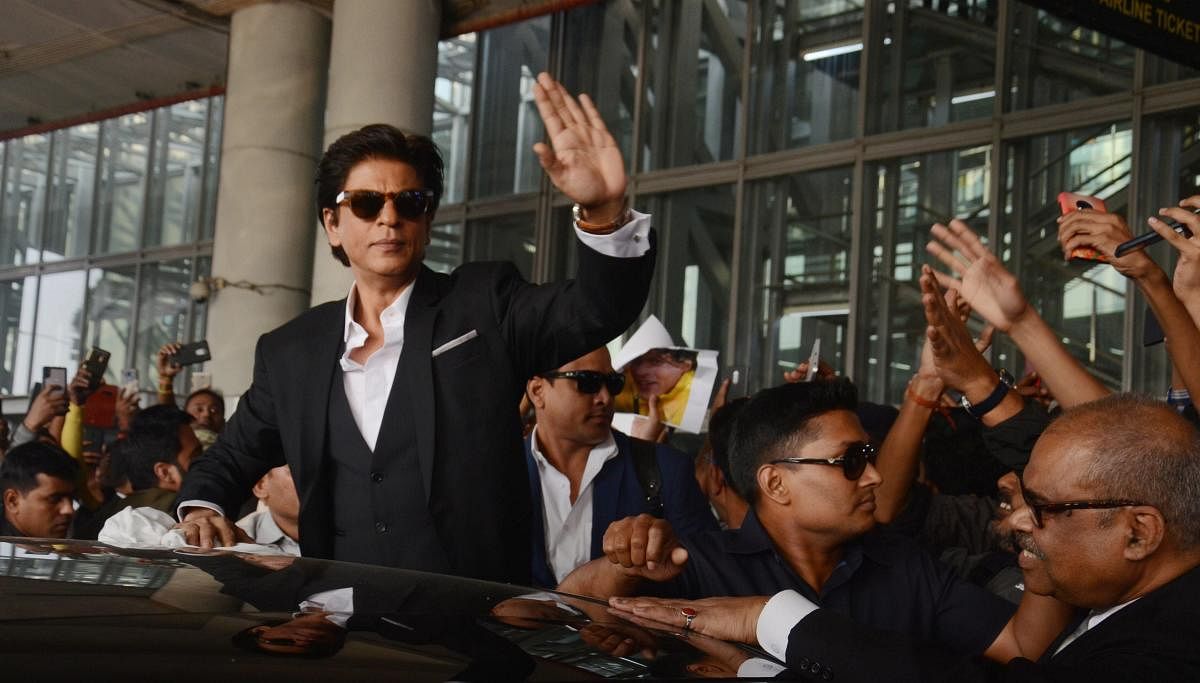 Impressed by Air India's services, cine star Shah Rukh Khan Sunday said "unofficially and unabashedly" he wants to declare himself as the ambassador of the national carrier. PTI file photo