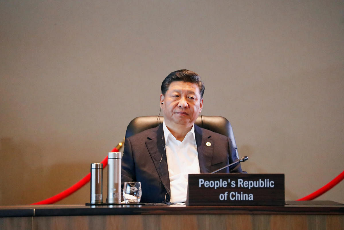 Xi Jinping attends the retreat session during the APEC Summit in Port Moresby, Papua New Guinea. Reuters