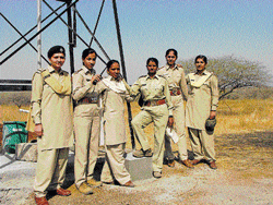 A group of women forest guards.