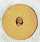 The miniature painting of Mahatma Gandhi