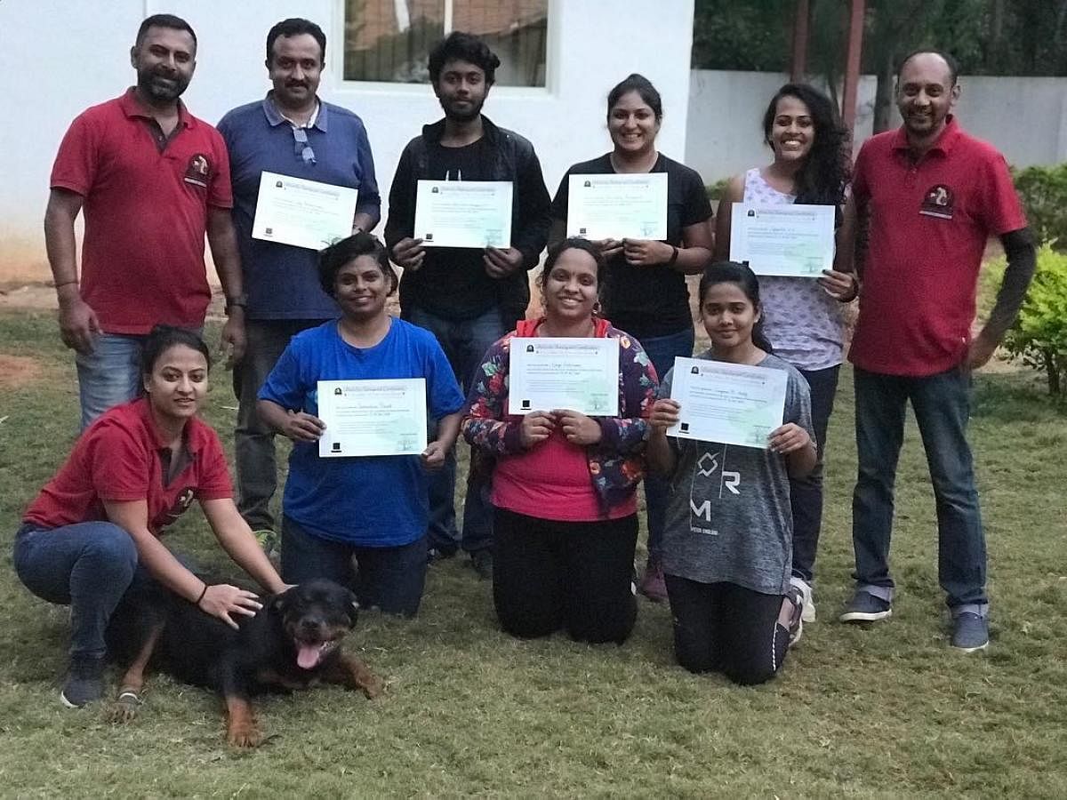 Anvis Inc in Ganganagar offers a certifcation course for those who want to become professional dog walkers. Dog walkers’ fees begin at Rs 150 a session.