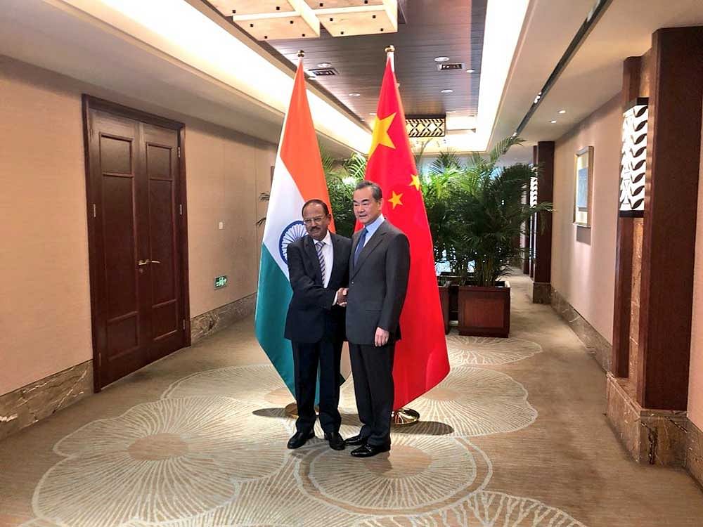 Besides the border dispute, the two senior officials would also review the progress made in bilateral ties since the Wuhan Summit between Prime Minister Narendra Modi and President Xi Jinping in April. (Image: Twitter)