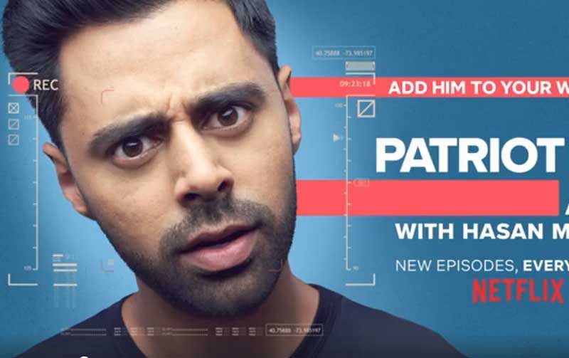 Minhaj, 33, followed that high profile act with "The Homecoming King" on Netflix, a huge hit that paved the way for "The Patriot Act with Hasan Minhaj".