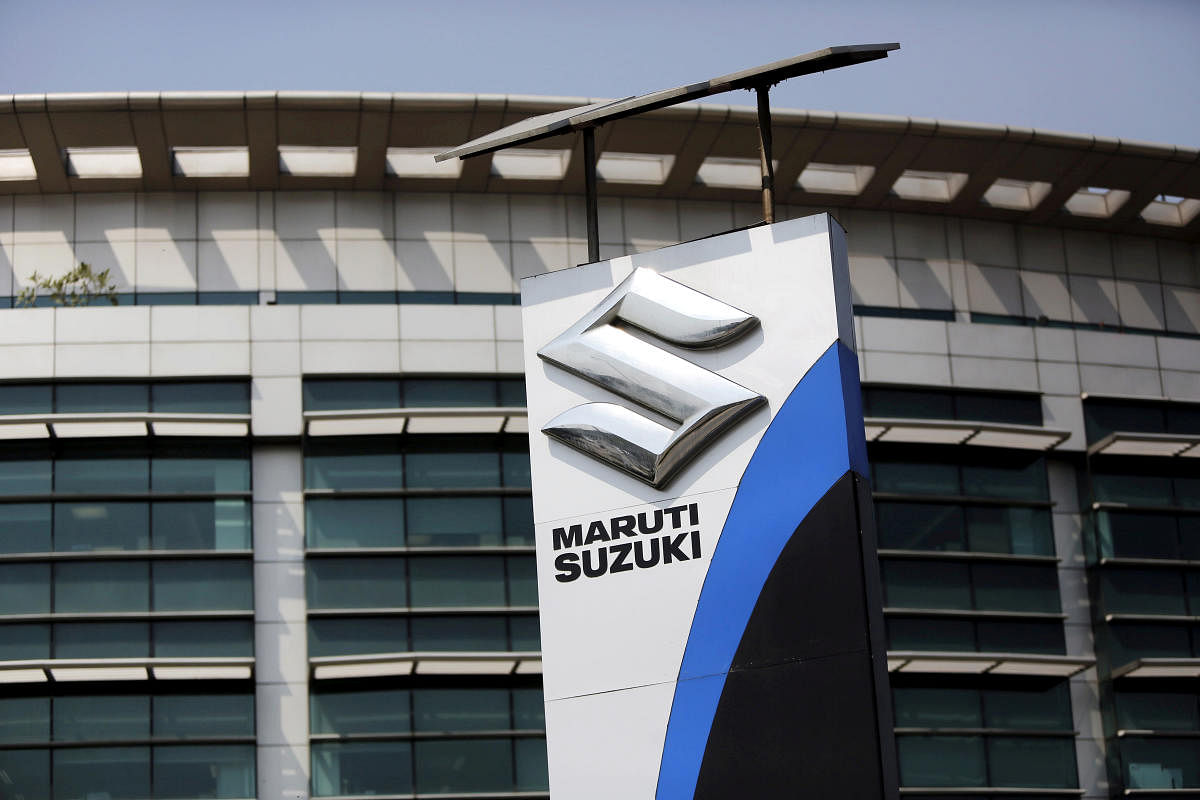 FILE PHOTO - Corporate office of Maruti Suzuki India Limited is pictured in New Delhi. Reuters
