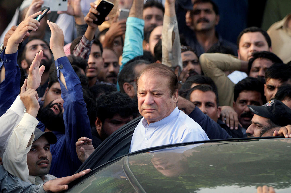 Former Pakistan premiers Nawaz Sharif. (Reuters File Photo)