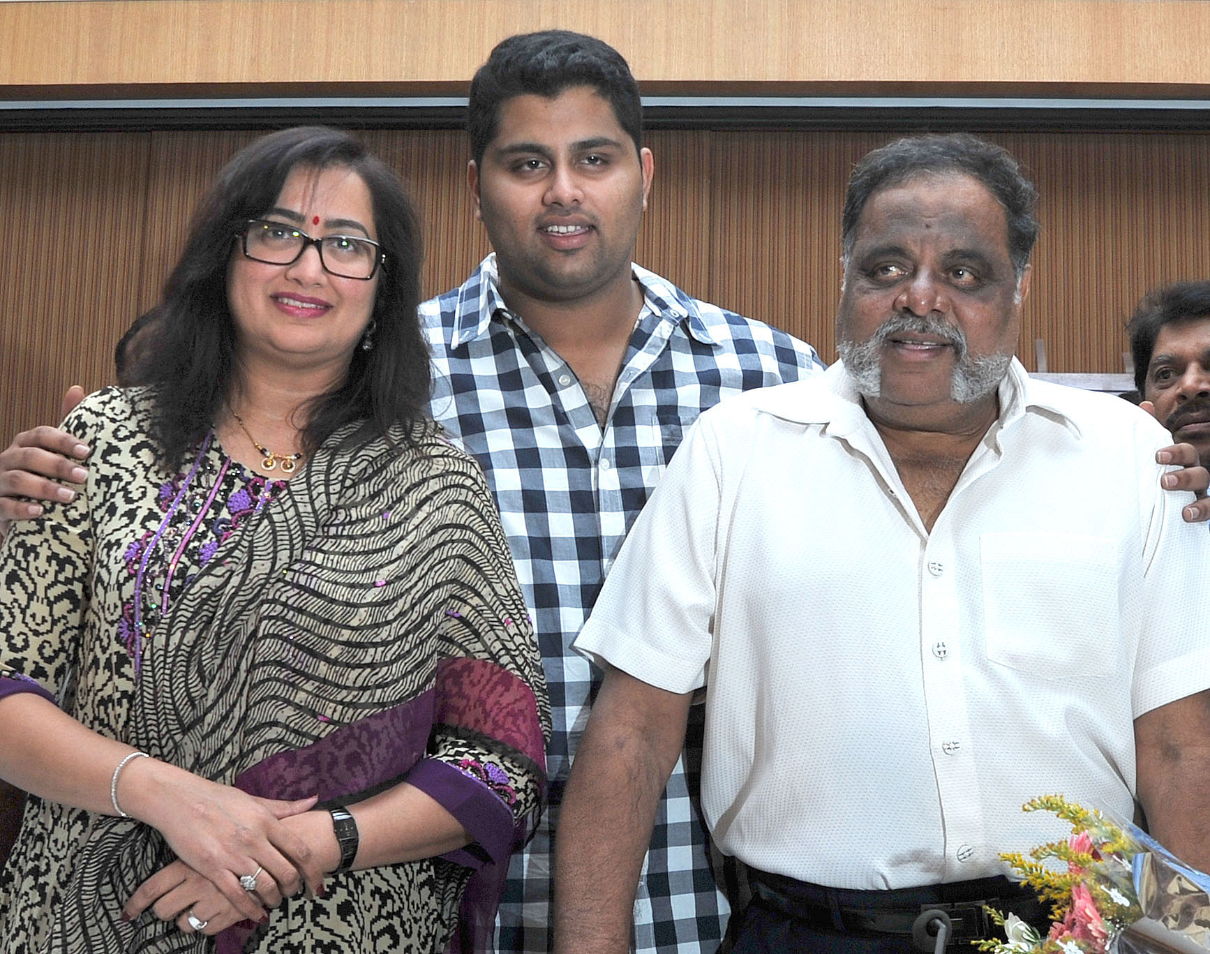 Dr Satish described Ambareesh as more than a patient. “He was more of a friend. After the treatment in Singapore, he had got a second chance. I was with him. He had suffered a lot,” he remembered. (Above: A family photo of Ambareesh)
