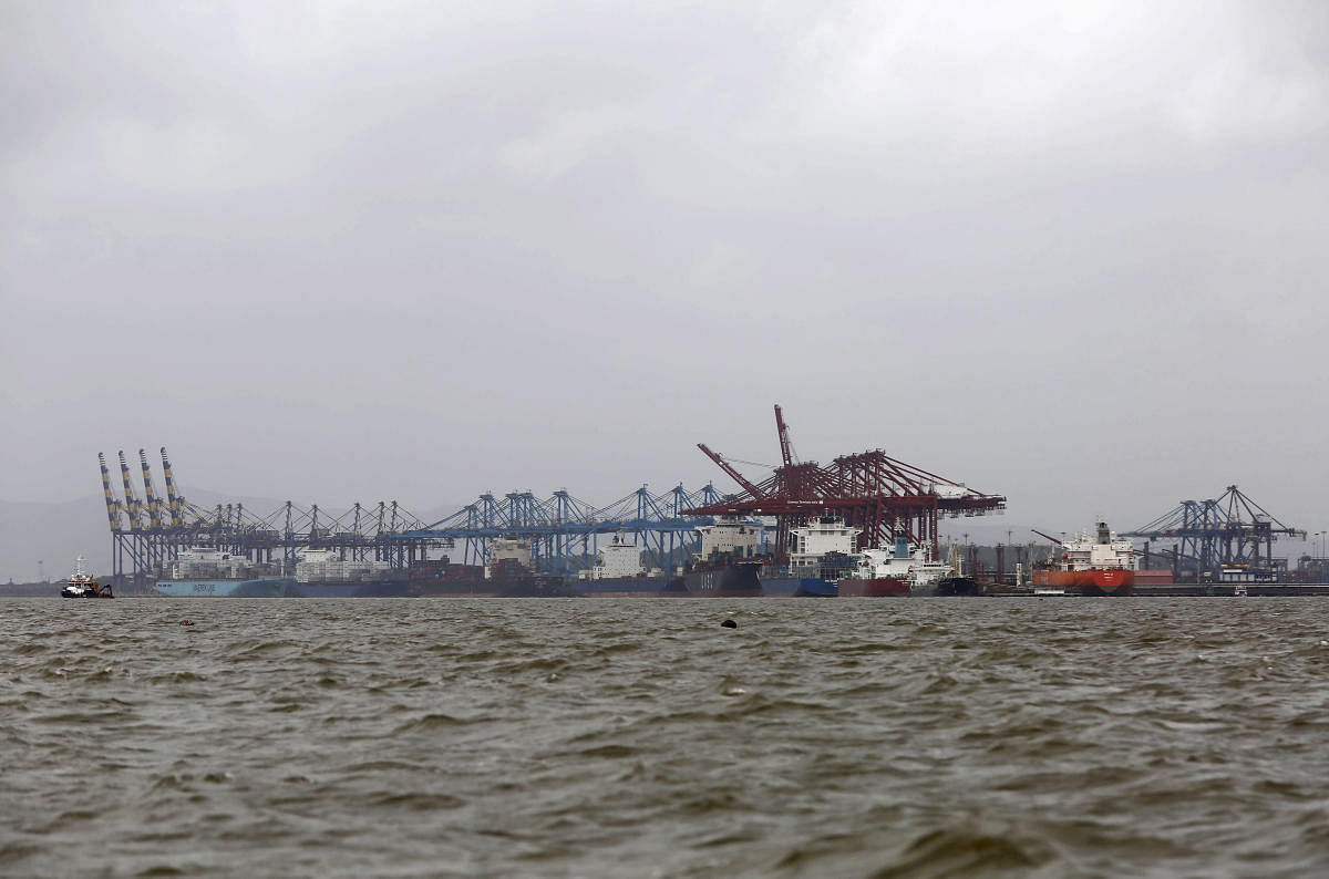 A general view of the Jawaharlal Nehru Port Trust (JNPT) in Mumbai. REUTERS File Photo