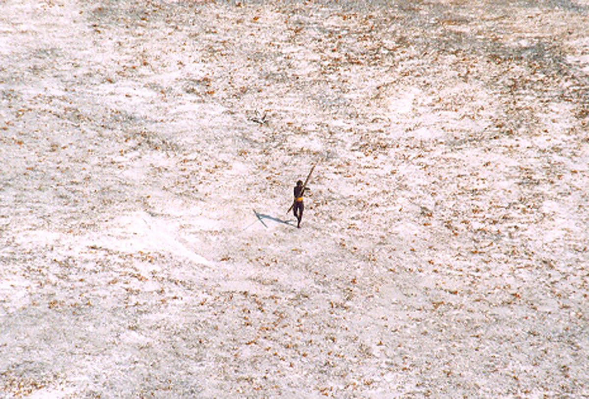 Police are taking painstaking efforts to avoid any disruption to the Sentinelese -- a pre-neolithic tribe whose island is off-limits to outsiders -- as they seek Chau's body. (Reuters File Photo)