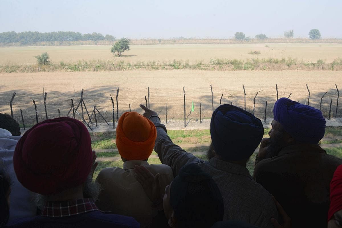 Punjab's Jails Minister Sukhjinder Singh Randhawa was reviewing the arrangements made for the function at Dera Baba Nanak here when he spotted the names of the Badals on the foundation stone. (AFP File Photo)