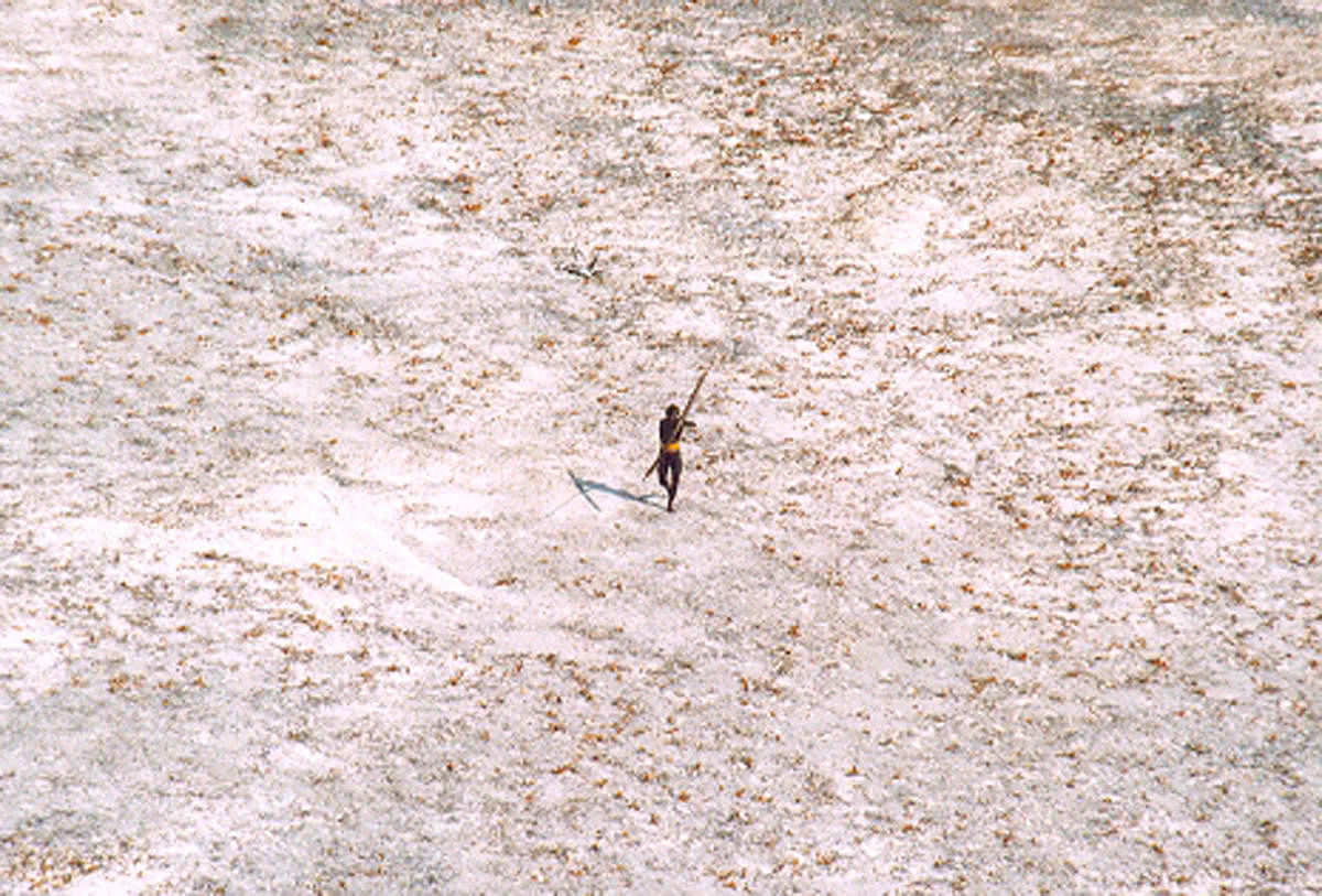 The fishermen informed the Indian authorities that they saw the Sentinelese bury Chau's body on the beach. Efforts were being made by the authorities to retrieve the body from the remote island, but they have not set their foot on it. Reuters File Photo 