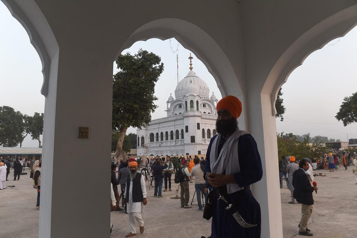 The Kartarpur corridor, which India had proposed to Pakistan around 20 years ago, is expected to be completed within six months. AFP Photo 