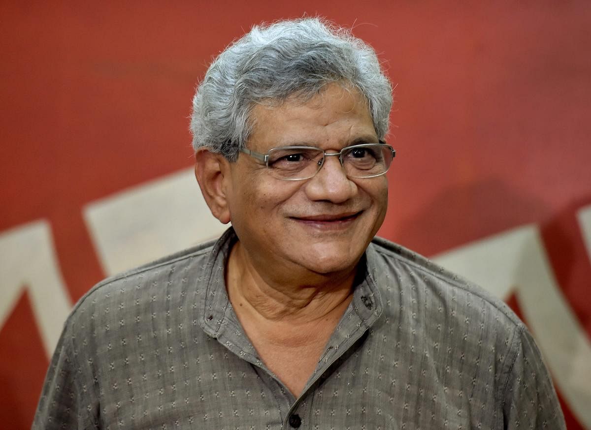 Senior CPI(M) leader Sitaram Yechuri said the RTI Act came into existence from people's struggle and the party would work within Parliament and outside it to ensure that no amendment was made to it. (PTI file photo)