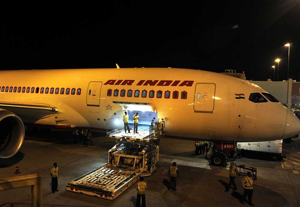 The delay was attributed to technical problems by an Air India spokesperson. However, no more details were forthcoming. It was even worse for the over 200 passengers, who included children and senior citizens. (DH File Photo)