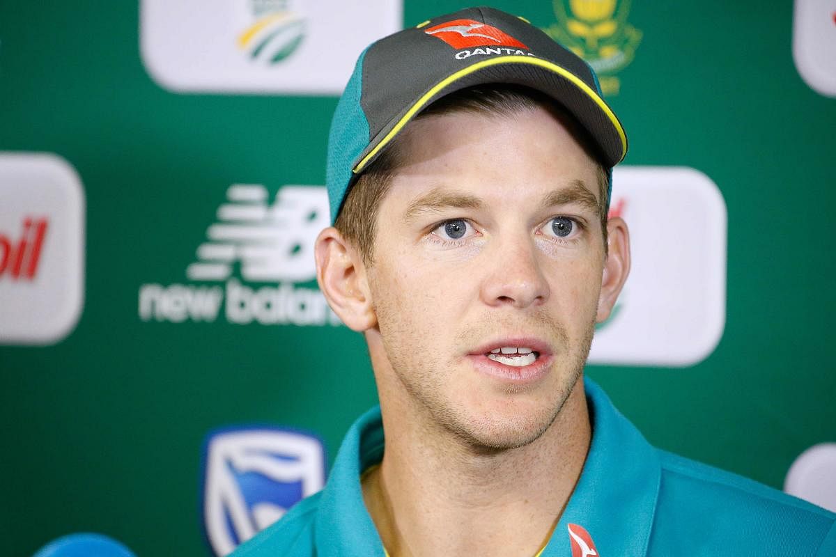 THAT'S ENOUGH! Australia's captain Tim Paine said it's time to stop talking about the ball tampering scandal and focus on the Test series against India. AFP File Photo