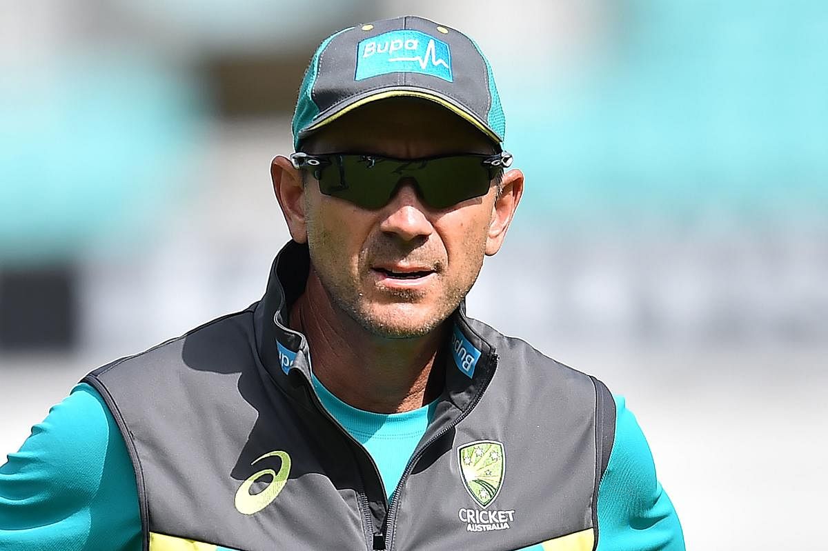 Australia's coach Justin Langer said his team has lots to prove in the Test series against India. AFP File Photo
