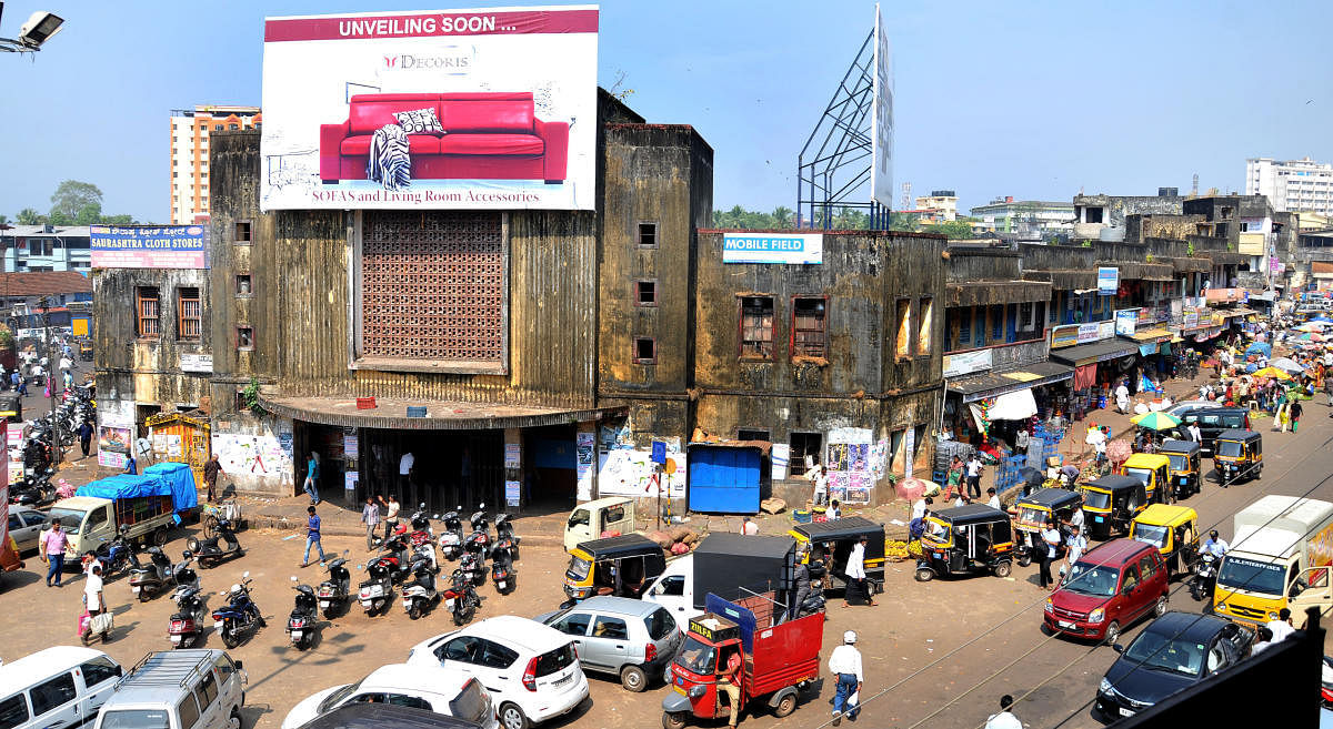 A view of the Central Market in Mangaluru.