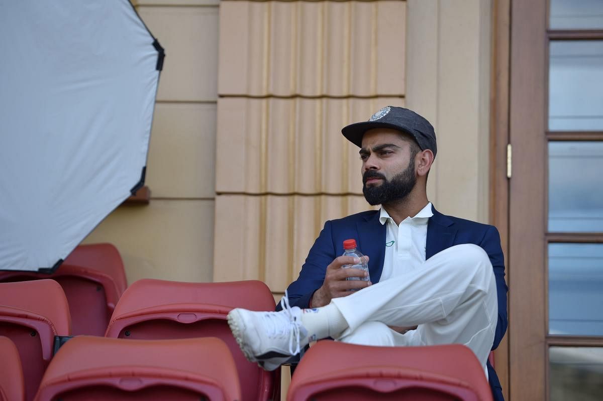 ALL EYES ON HIM: Indian captain Virat Kohli at the Adelaide Oval in Adelaide on Wednesday. AFP