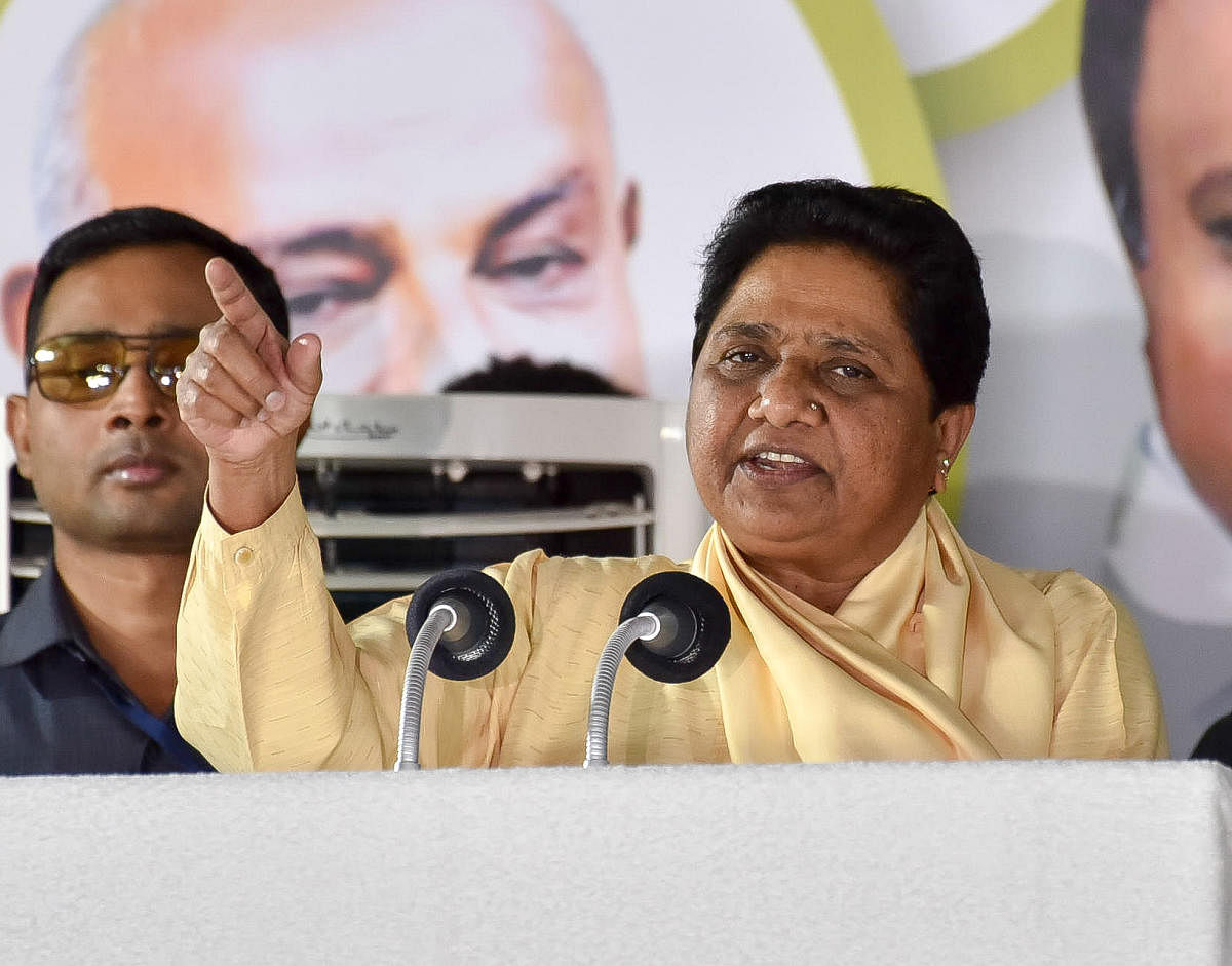Mayawati not being in power in UP may have an impact on the voting pattern of Schedule Castes. (DH File Photo)