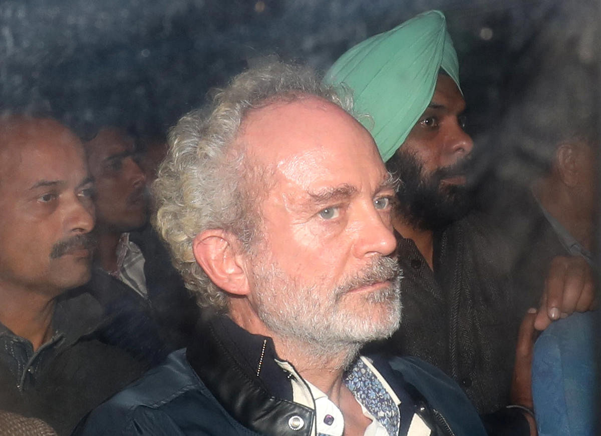 Michel, who was the alleged middleman in the graft-tainted AgustaWestland chopper deal during the UPA rule, was sent to five-day CBI custody by a special CBI court in New Delhi. (Reuters Photo)
