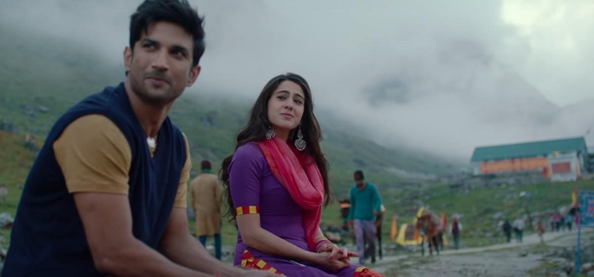 Sushant Singh Rajput and debutante Sara Ali Khan portray the lead characters in the movie. File photo