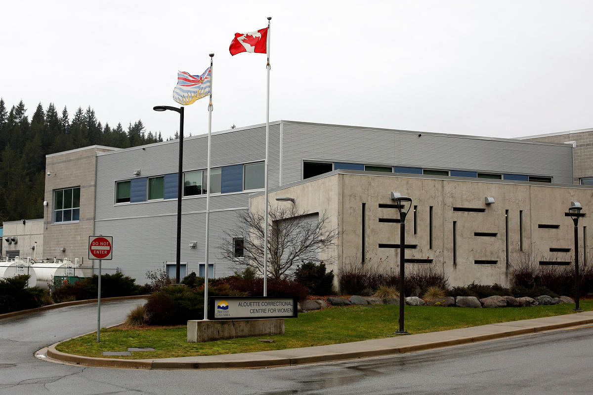 The exterior of the Alouette Correctional Centre for Women, where Huawei CFO Meng Wanzhou is being held on an extradition warrant. Reuters