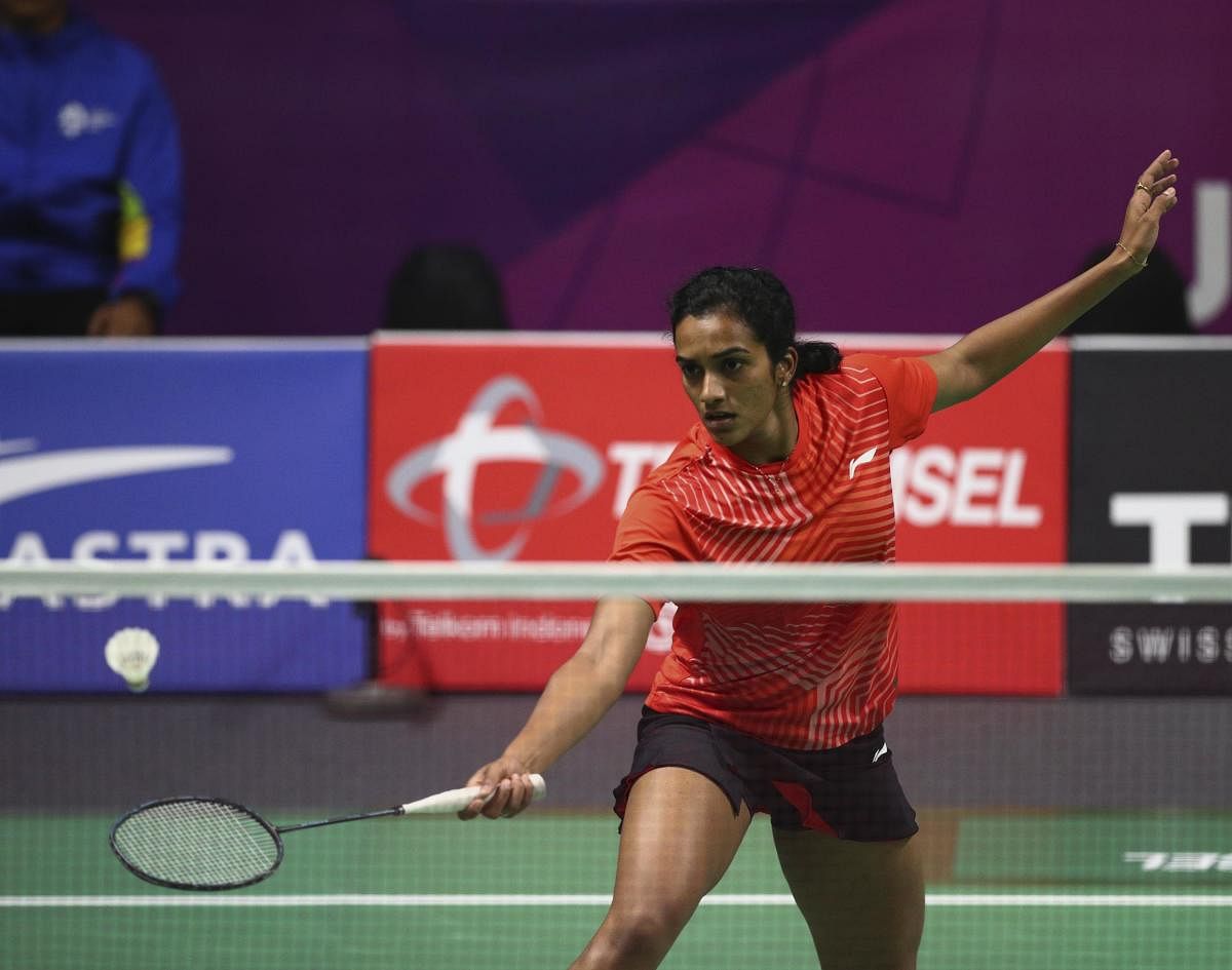 Sindhu, who had finished runner-up at the last edition in Dubai, dished out a superb game, mixed with patience and aggression, to defeat the Japanese 24-22 21-15. (Reuters file photo)