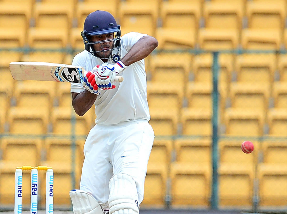 WELCOME NEWS The return of Mayank Agarwal will strengthen Karnataka’s batting. FILE PIC