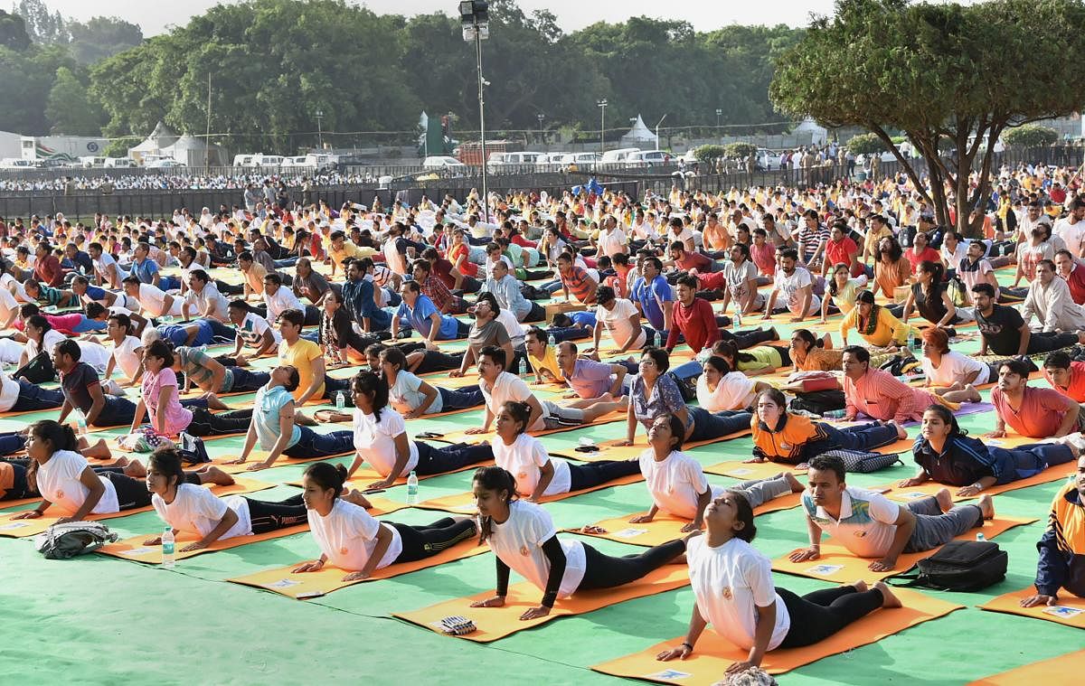DH explores other types of yoga that is beneficial to the body and mind. PTI Photo