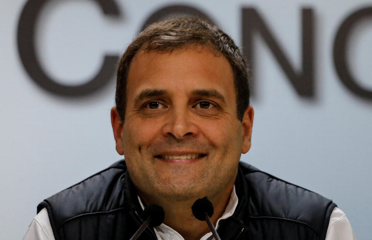 The Opposition leaders did not shy away from complimenting Rahul for his consistency in taking the fight to the BJP backyards and said that the victories in Chhattisgarh, Rajasthan and Madhya Pradesh will increase his stature among them. (Reuters File Pho