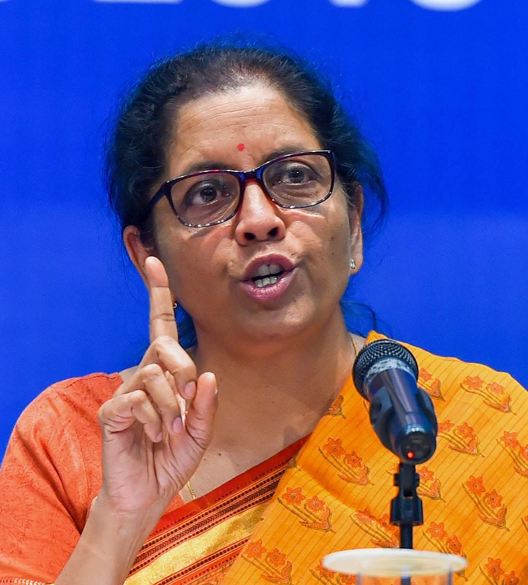 Union Defence Minister Nirmala Sitharaman. PTI
