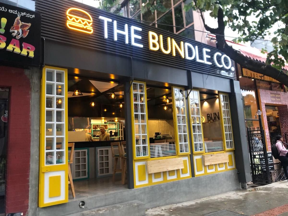 The Bundle and Co specialises in gourmet burgers. 