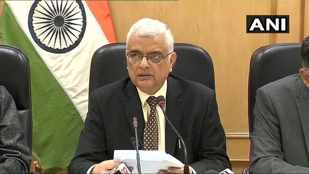 Chief Election Commissioner OP Rawat in Delhi. ANI photo