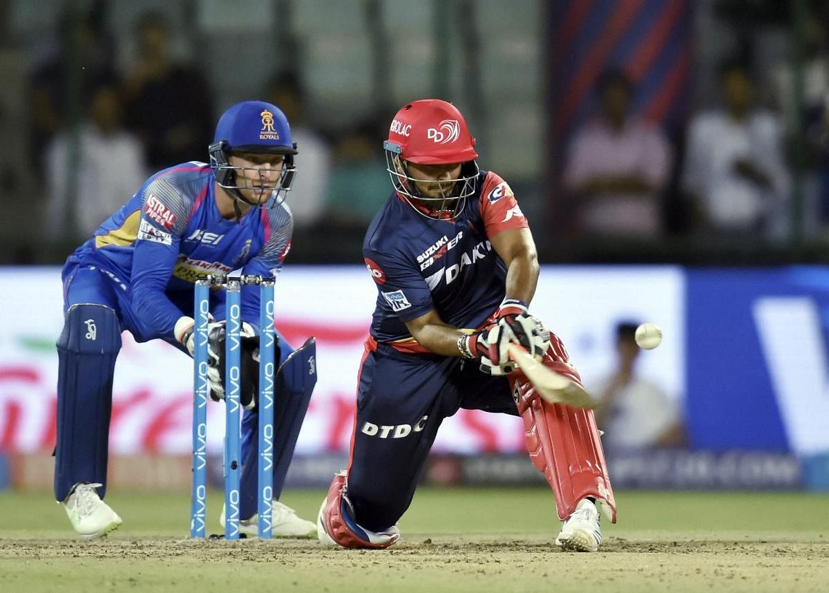 Rishab Pant's 29-ball 69 was instrumental in Delhi Daredevils' narrow win over Rajasthan Royals on Wednesday. PTI