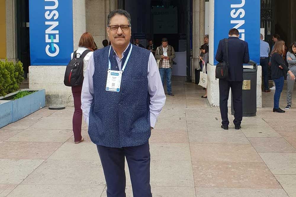 Shujaat Bukhari. Image source: Twitter