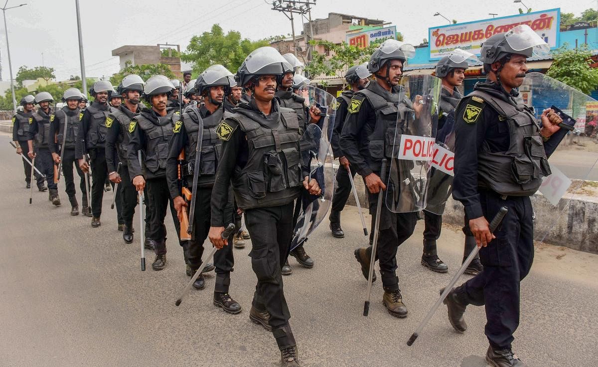 People said they were still scared to get out of their homes due to heavy police presence and appealed to the district administration to withdraw men in khaki from residential areas. PTI file photo