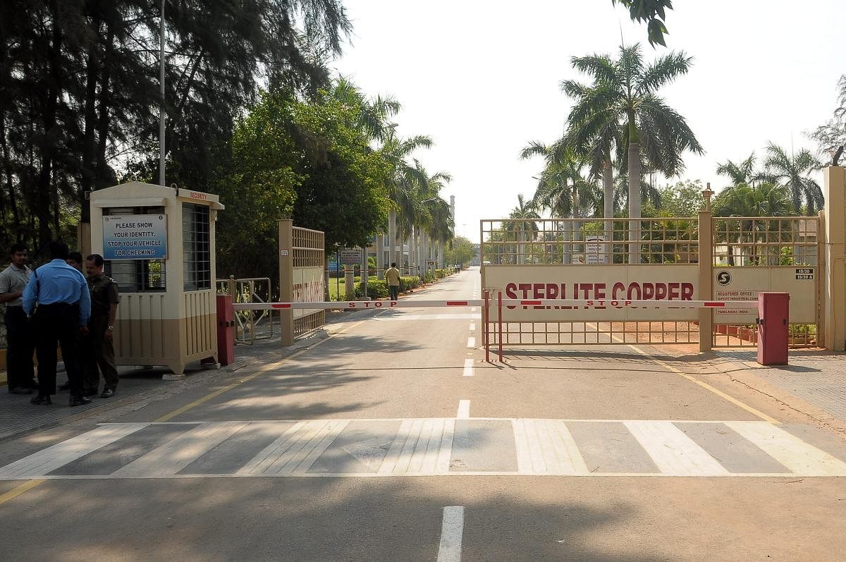 Vedanta's Sterlite Copper unit, in Tuticorin on Thursday. PTI File Photo