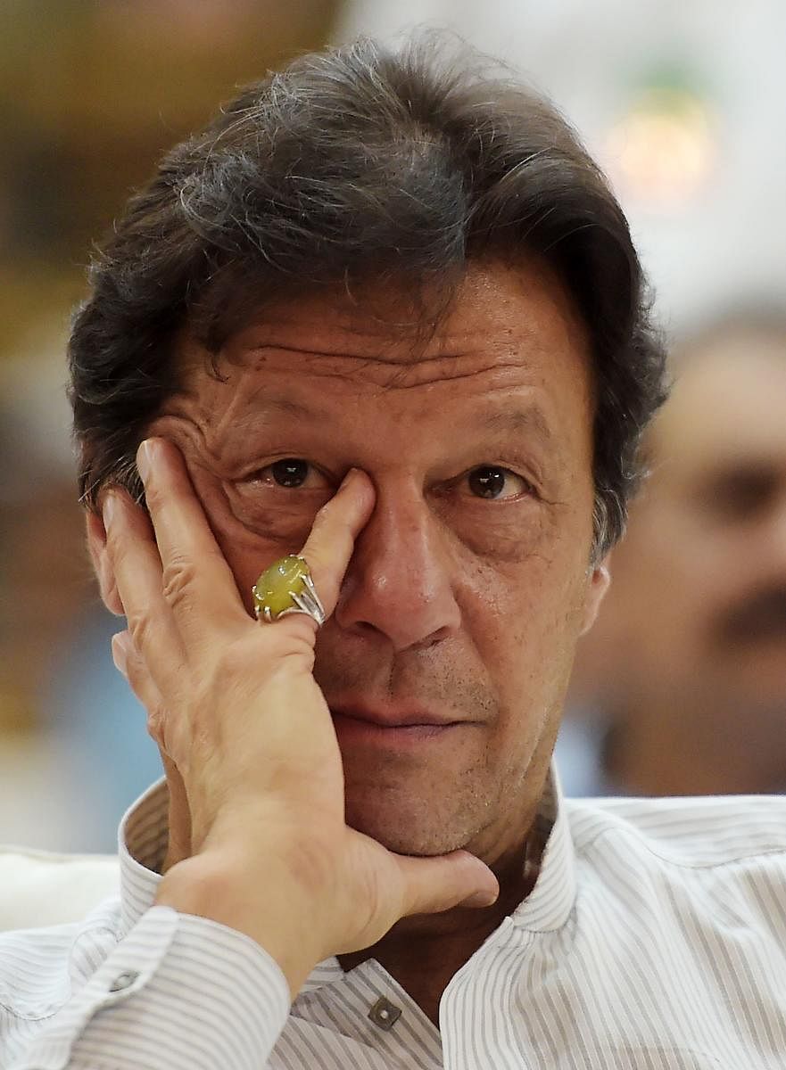 India said the true face of Pakistan Prime Minister Imran Khan has been exposed. AFP