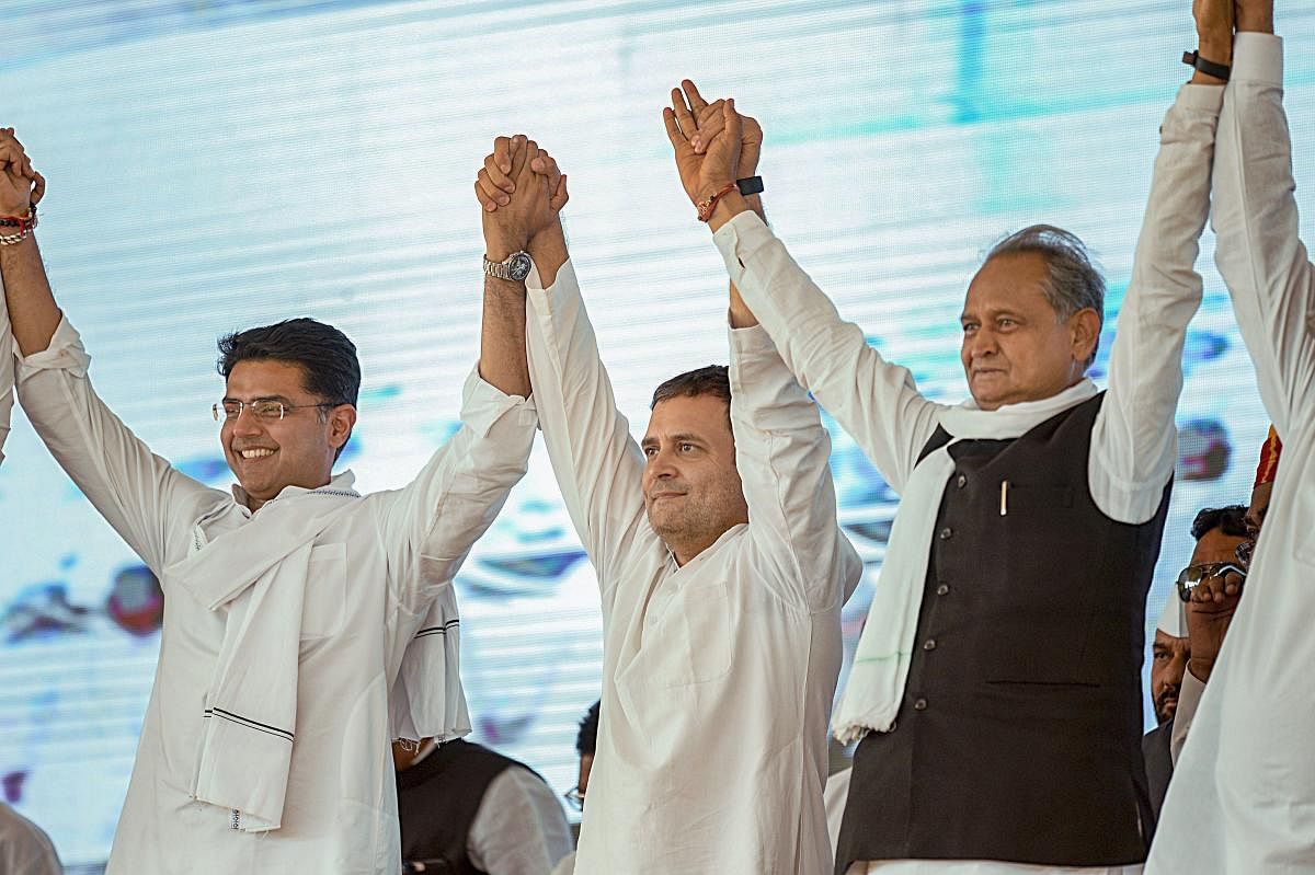 Even as the Congress party is yet to declare its first list of candidates for Rajasthan, former chief minister Ashok Gehlot on Wednesday said that both he and Rajasthan Congress chief Sachin Pilot will contest the assembly elections.  PTI file photo