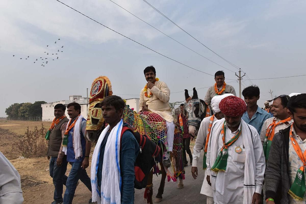 Yoonus Khan's the only Muslim candidate of BJP accepts that party has changed its strategy in Rajasthan when it comes to field a Muslim candidate. Photo courtesy SUMAN SARKAR 