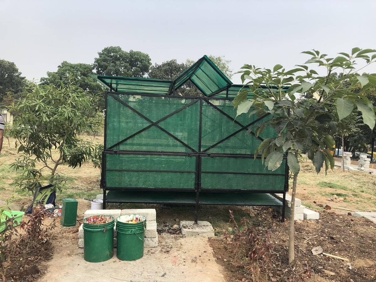 Located inside the BBMP's 'HSR Park', the 1.5-acre the SwachaGraha Kalika Kendra houses over 20 composting models, including a fully functional biogas unit.