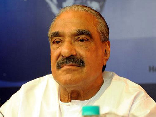  Kerala Congress (M) chief and former finance minister K M Mani. Image courtesy Twitter